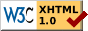 XHTML logo